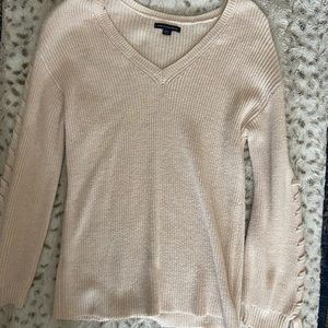American Eagle Sweater with Laced Sleeves